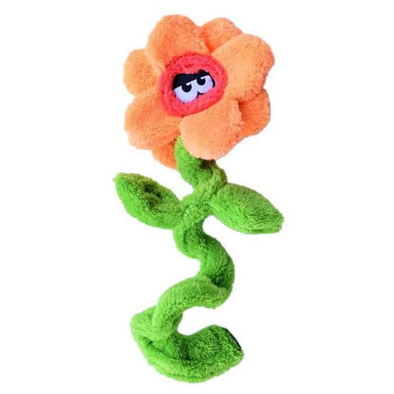 DuraPlush Springy Flowers Dog Toy, Assorted, Large - Image 1