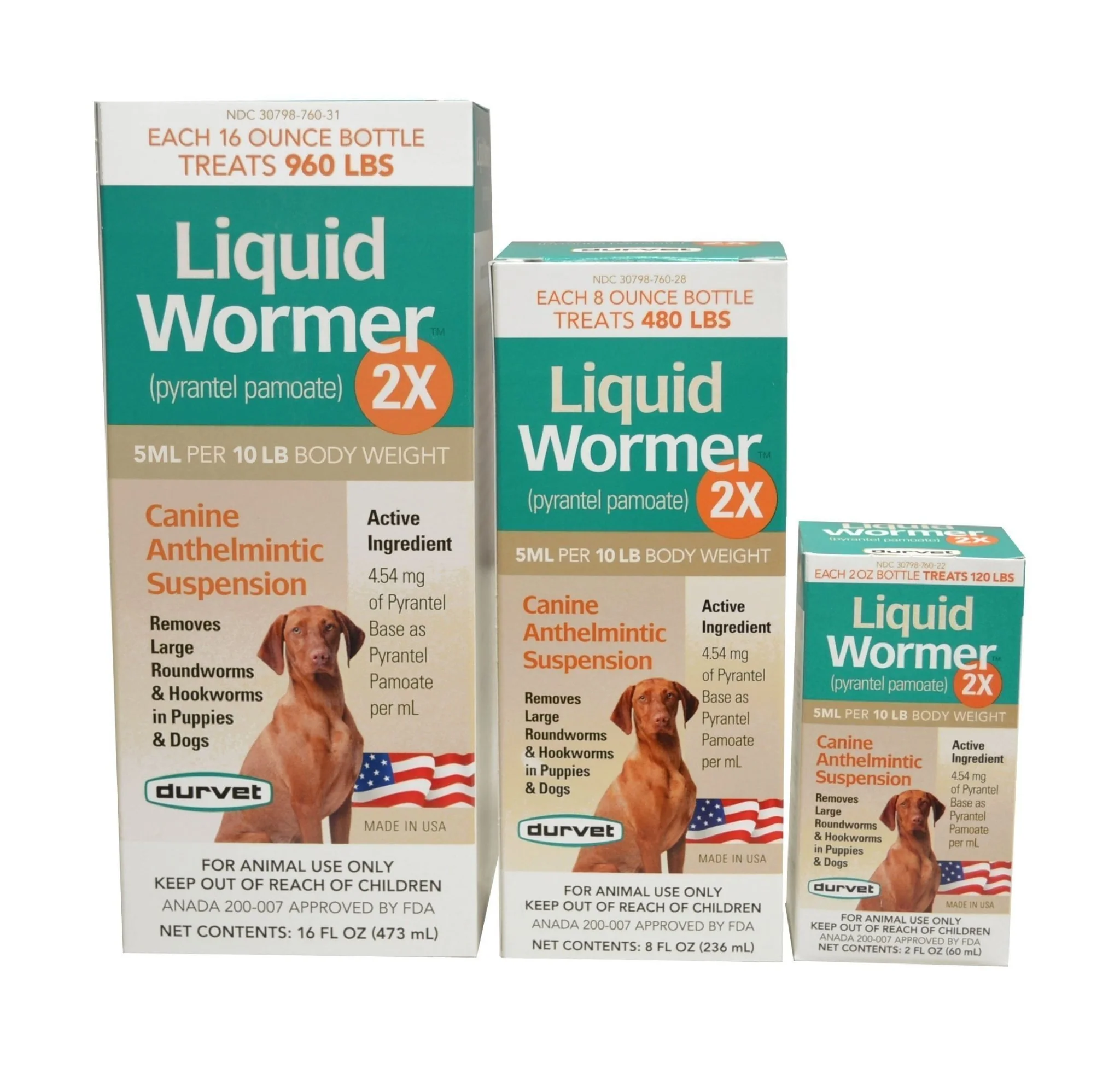 Durvet Liquid Wormer 2X for Dogs - Image 1