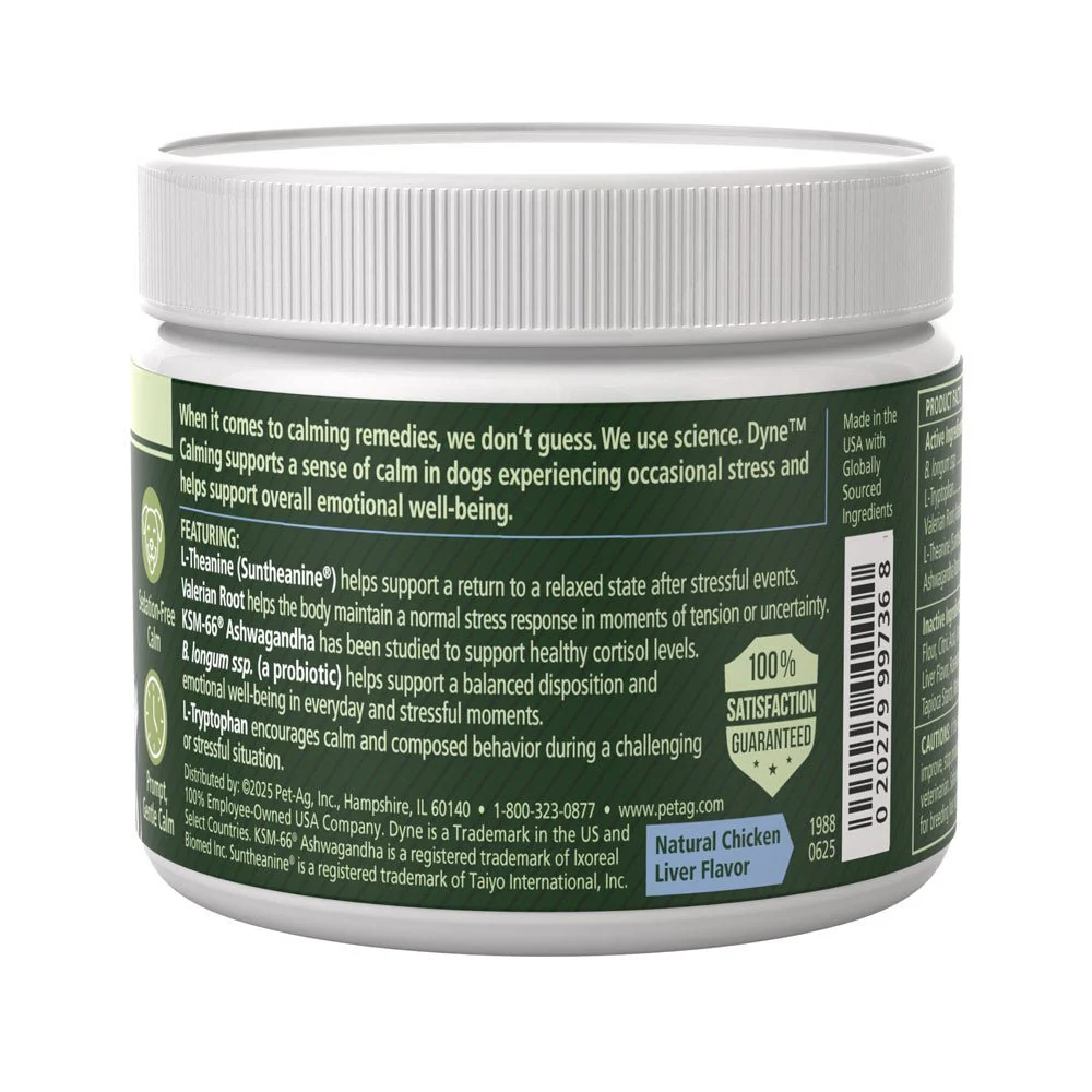 Dyne Calming & Stress Support Soft Chews for Dogs – Natural Stress Relief for Noise, Travel & Separation Anxiety - Image 3
