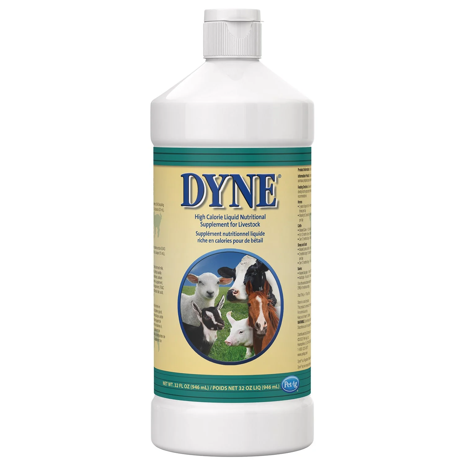 Dyne High Calorie Liquid Nutritional Supplement for Livestock - Image 1