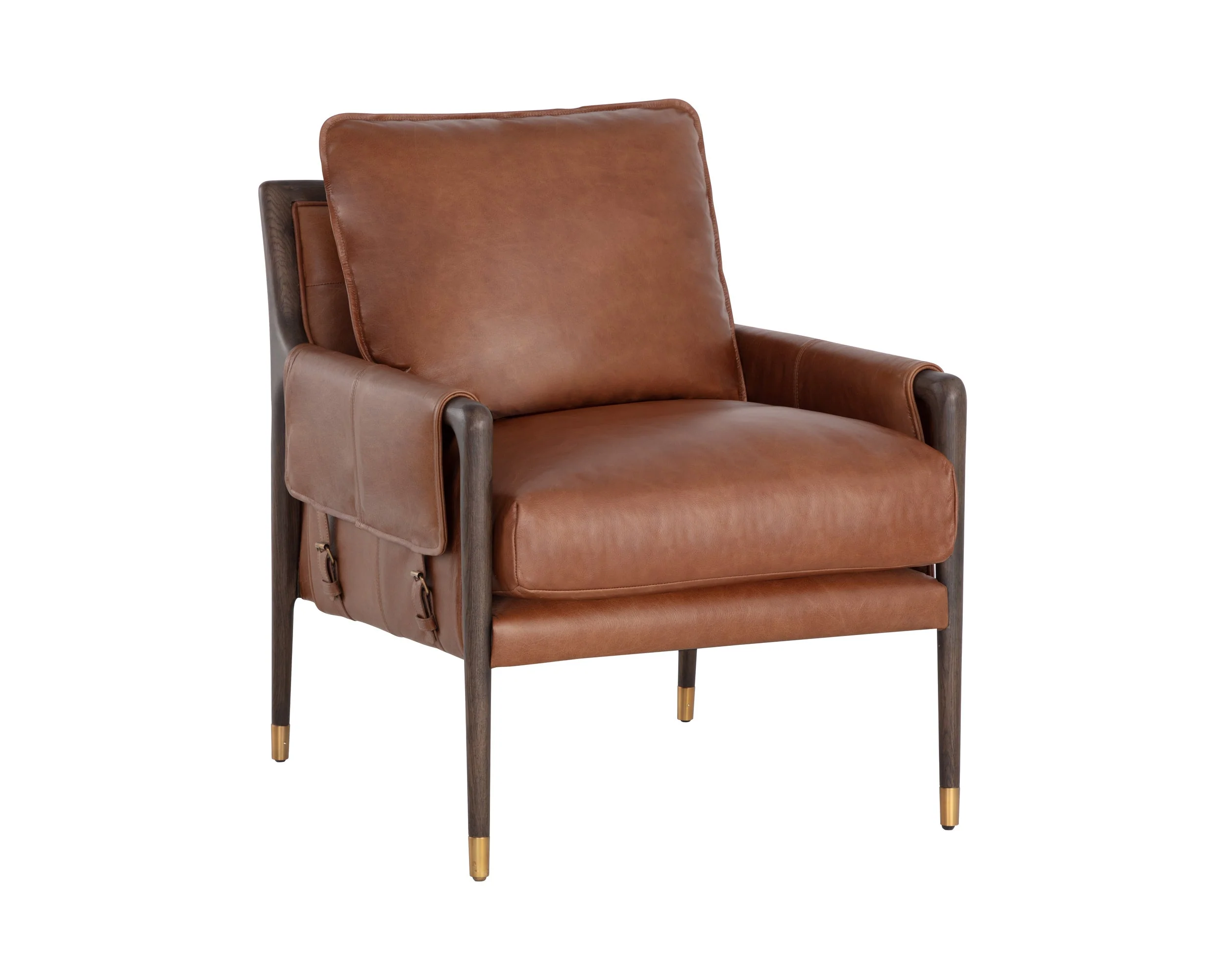 Mauti Armchair – Brown – Shalimar Tobacco Leather