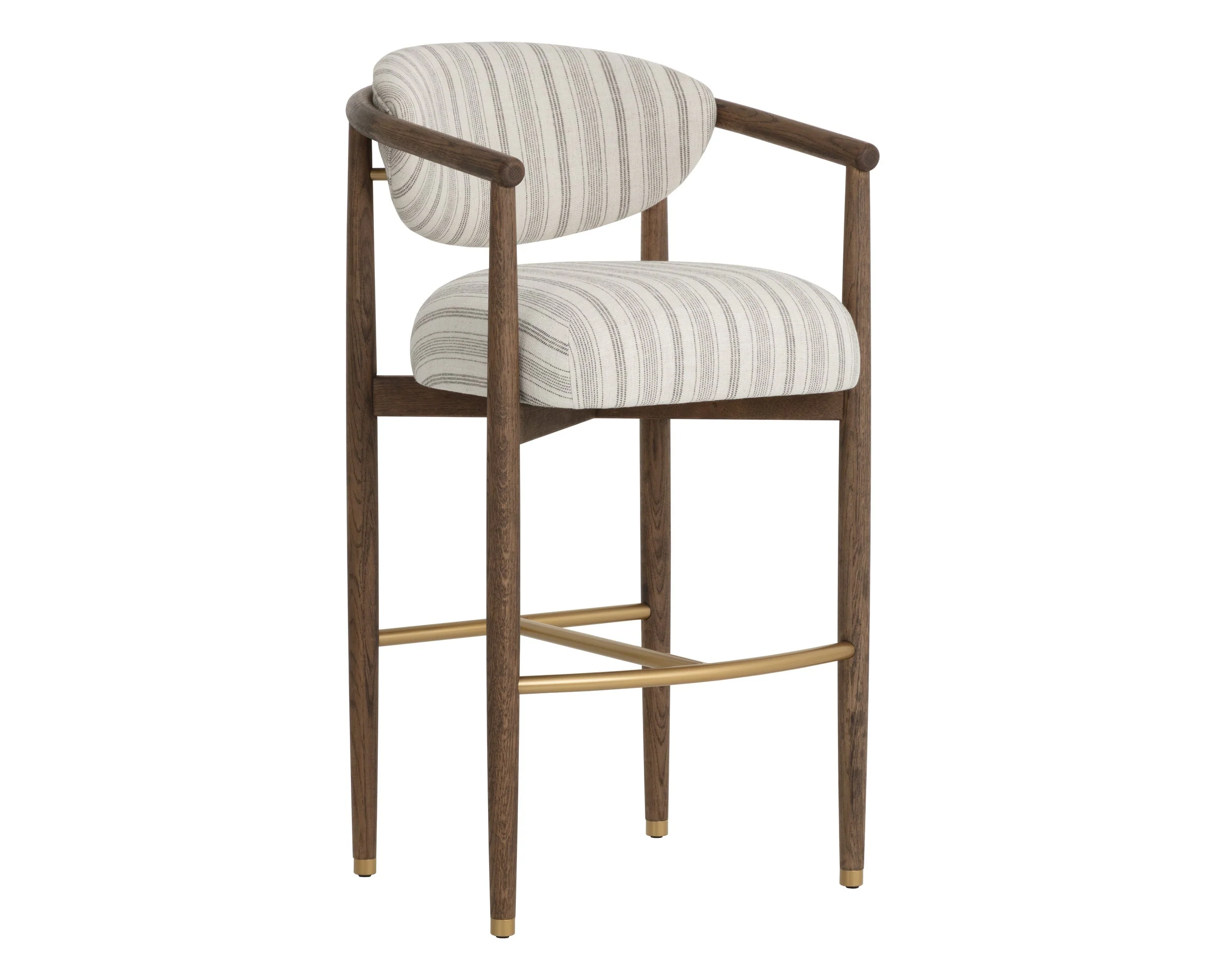Sigrid Barstool – Antique Brown – Gifford Script