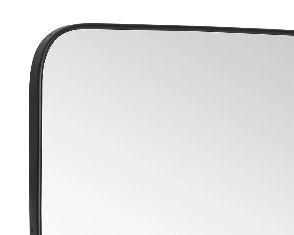 Calabasas Floor Mirror - Black - Image 3