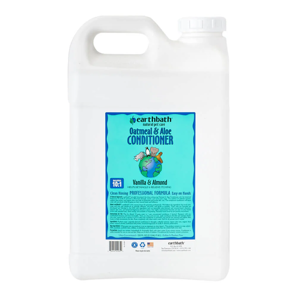 EARTHBATH Oatmeal & Aloe Conditioner, Vanilla Almond Scent - 320 oz (2.5 Gal) - Image 1
