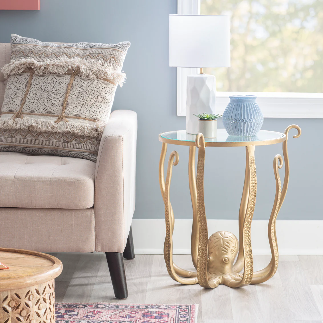 OCTAVIA ANT GOLD OCTOPUS TABLE ANT GOLD 20A2045G - Image 3