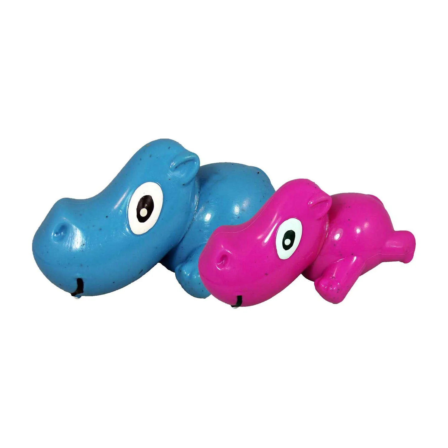 Ecolast Rubber Floating Hippo / Turtle Dog Toys, 1 ct - Image 1