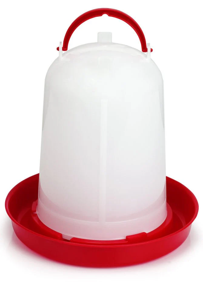 Economy Plastic Poultry Waterer – Durable Snap-Together Chicken Waterer, 1.5L / 3L / 5L - Image 1