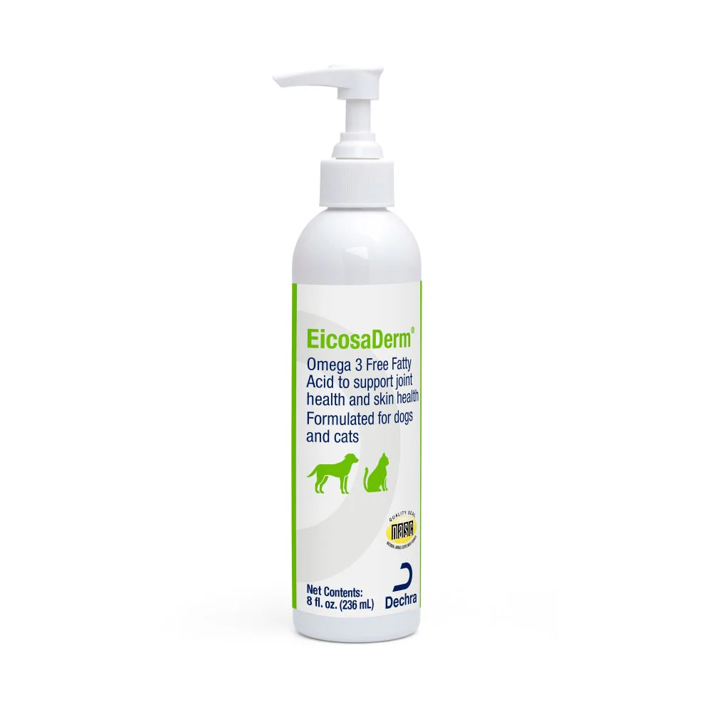 Dechra EicosaDerm Omega 3 Liquid for Dogs & Cats – Skin, Coat & Overall Health Supplement - Image 1