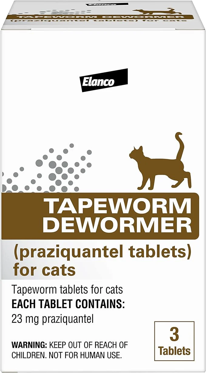 Elanco Tapeworm Cat Dewormer, 3 tablets - Image 1