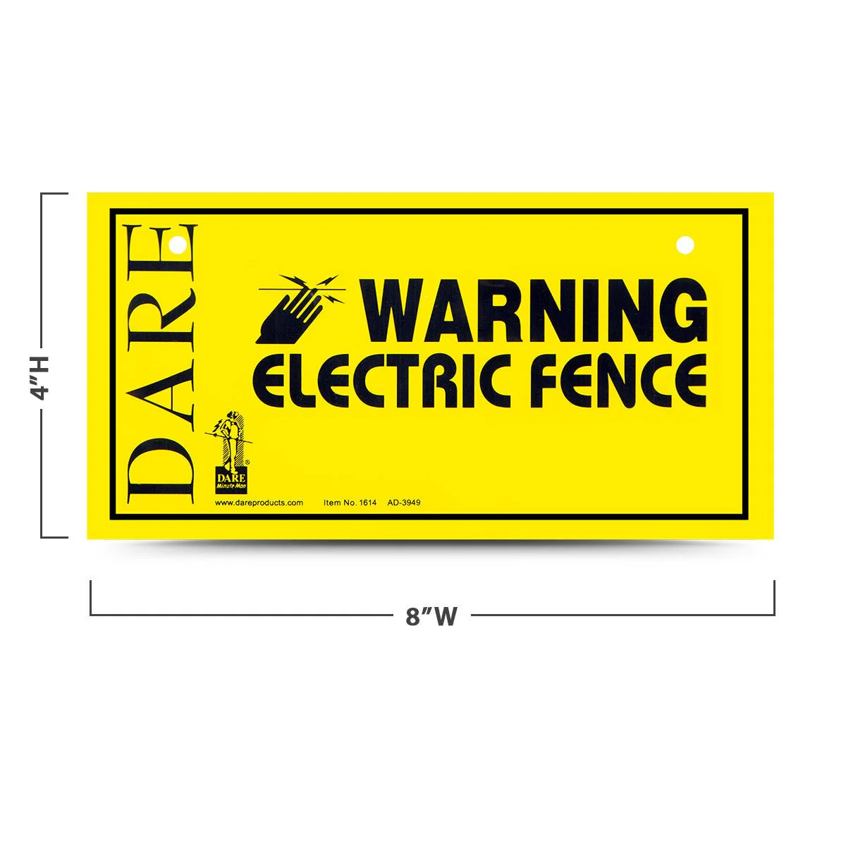 Electric Fence Warning Signs, Pack of 3 - Image 3