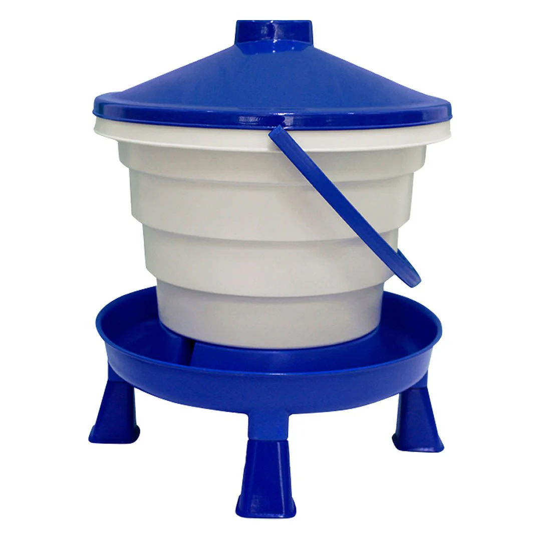 Elevated Bucket Drinker with Legs for Chickens, Ducks & Game Birds - Image 1