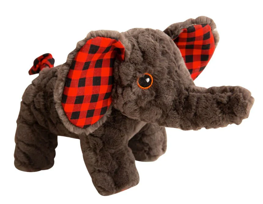 Snugarooz Eli the Elephant Plush Dog Toy - Image 1