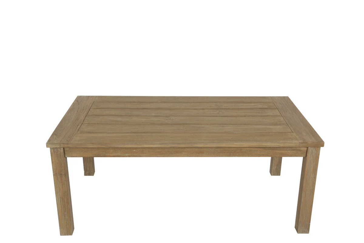 Coastal Teak Rectangular Coffee Table - Image 3