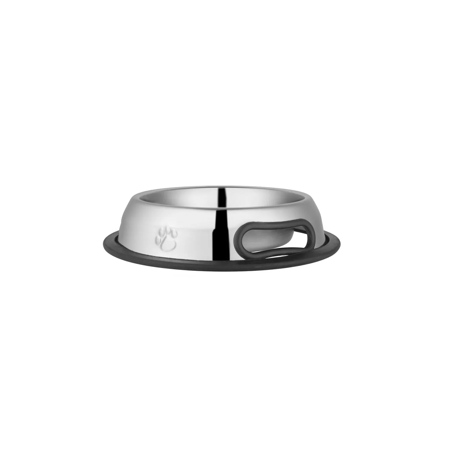 Jeffers Pet Embossed No-Tip Anti-Skid Stainless Steel Pet Bowls for Dogs, Cats, Puppies, Kittens – Rubber Base, Food & Water Feeding Dish for Home, Travel, Camping, Kennel - Image 2