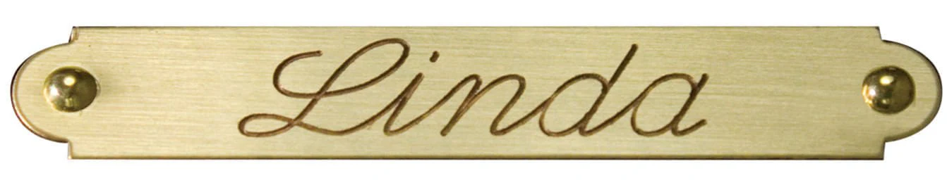 English Style Name Plates - Image 1