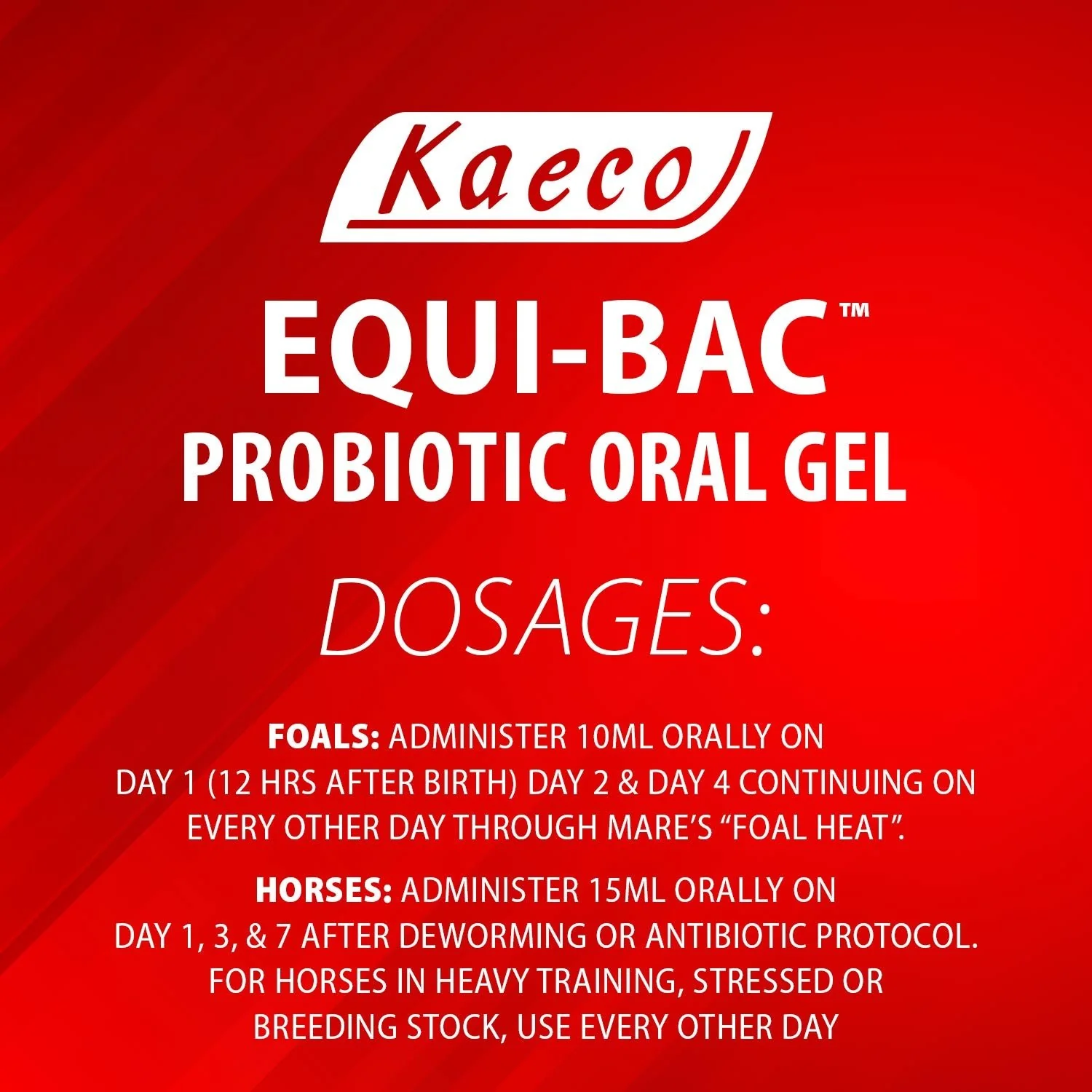 Equi-Bac Probiotic Gel for Horses - Image 3