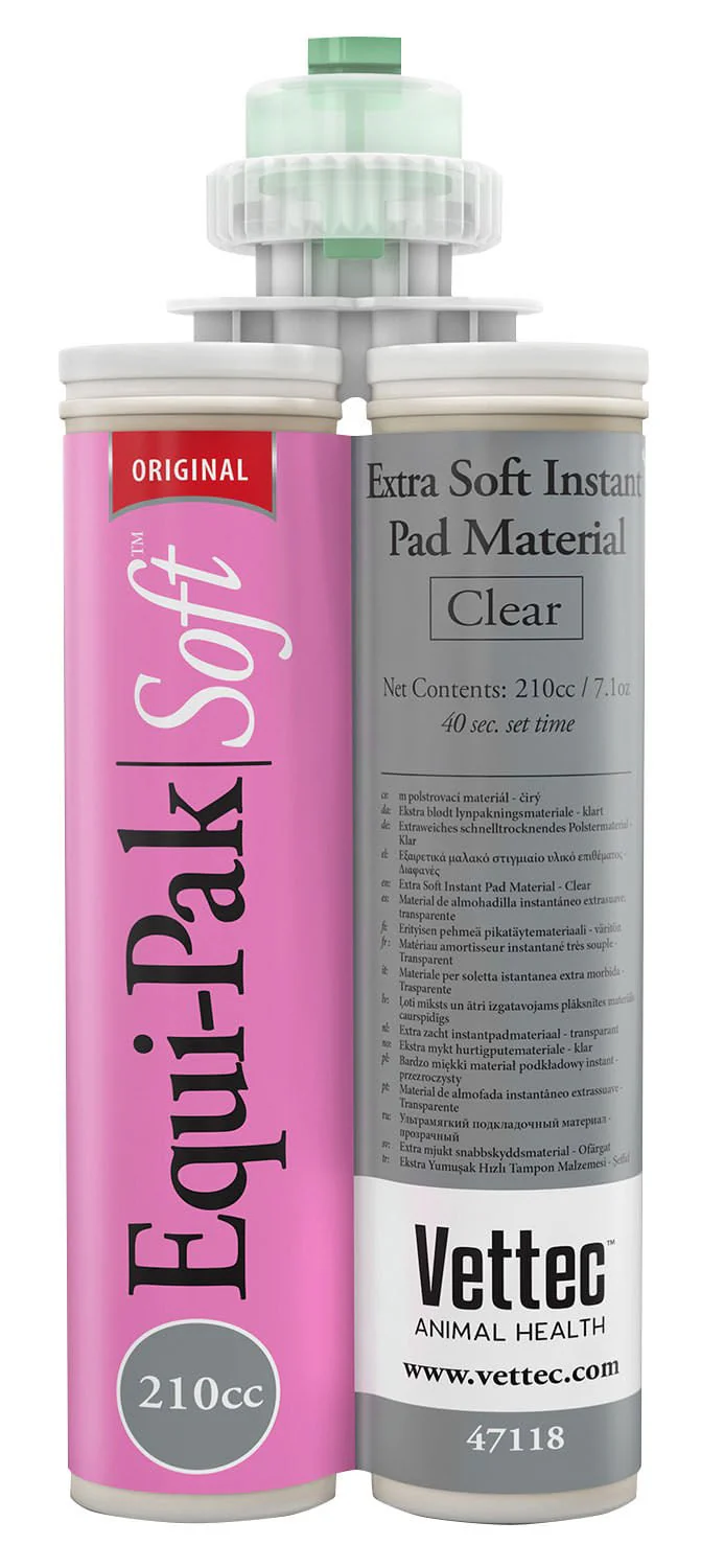 Equi-Pak Soft, 210 cc Extra Soft Instant Horse Hoof Pad Material - Image 1