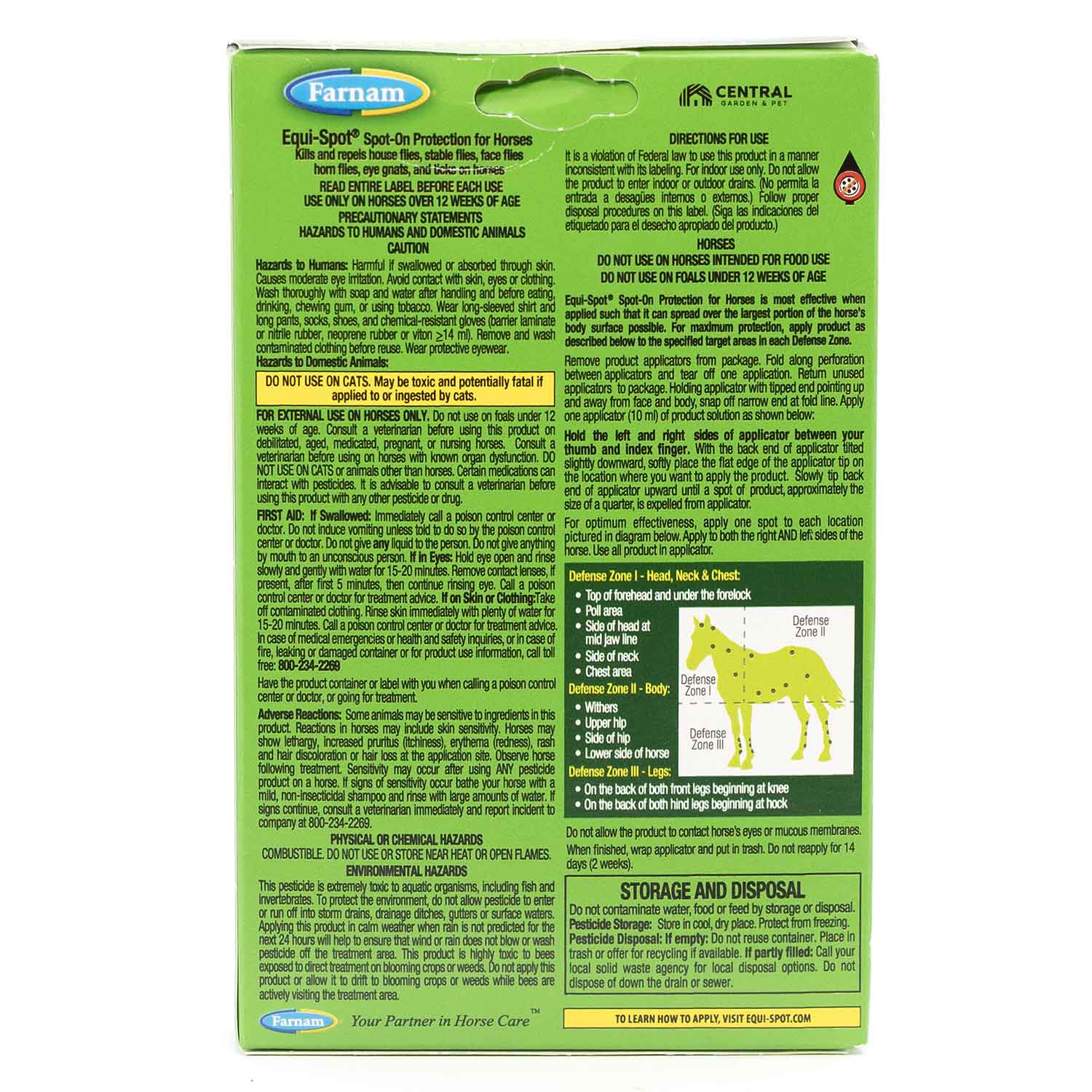 Equi-Spot Topical Fly Control for Horses - Image 2
