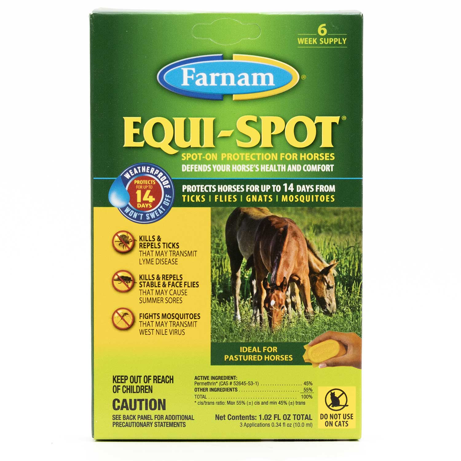 Equi-Spot Topical Fly Control for Horses - Image 1