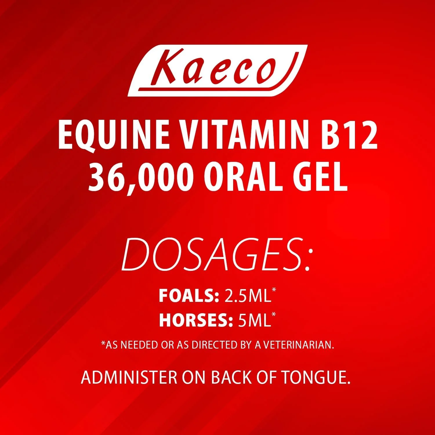 Equine Vitamin B12 Gel, 15 mL (3 Dose) Tube - Image 3
