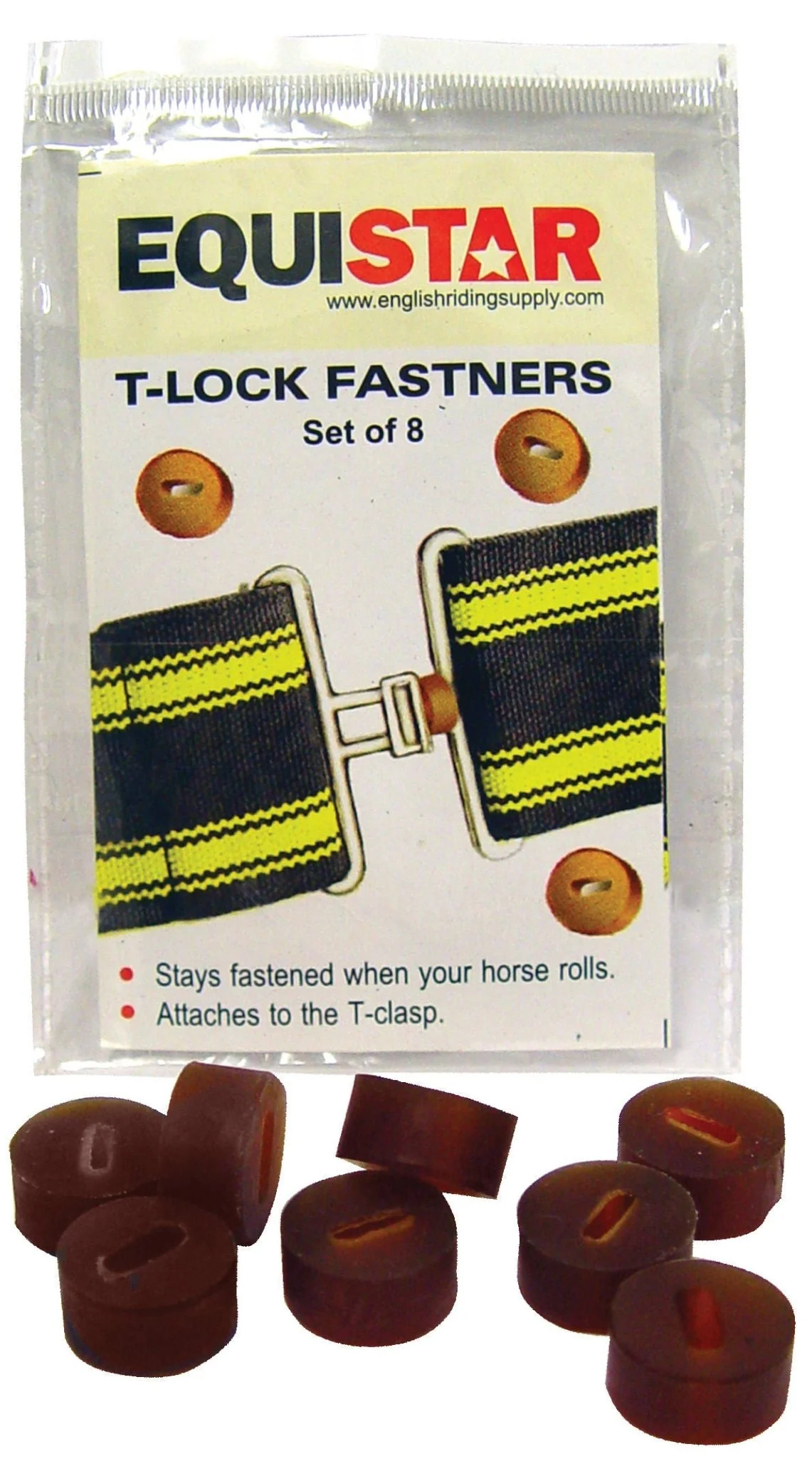 Equistar Surcingle T-Lock Stoppers - Image 2