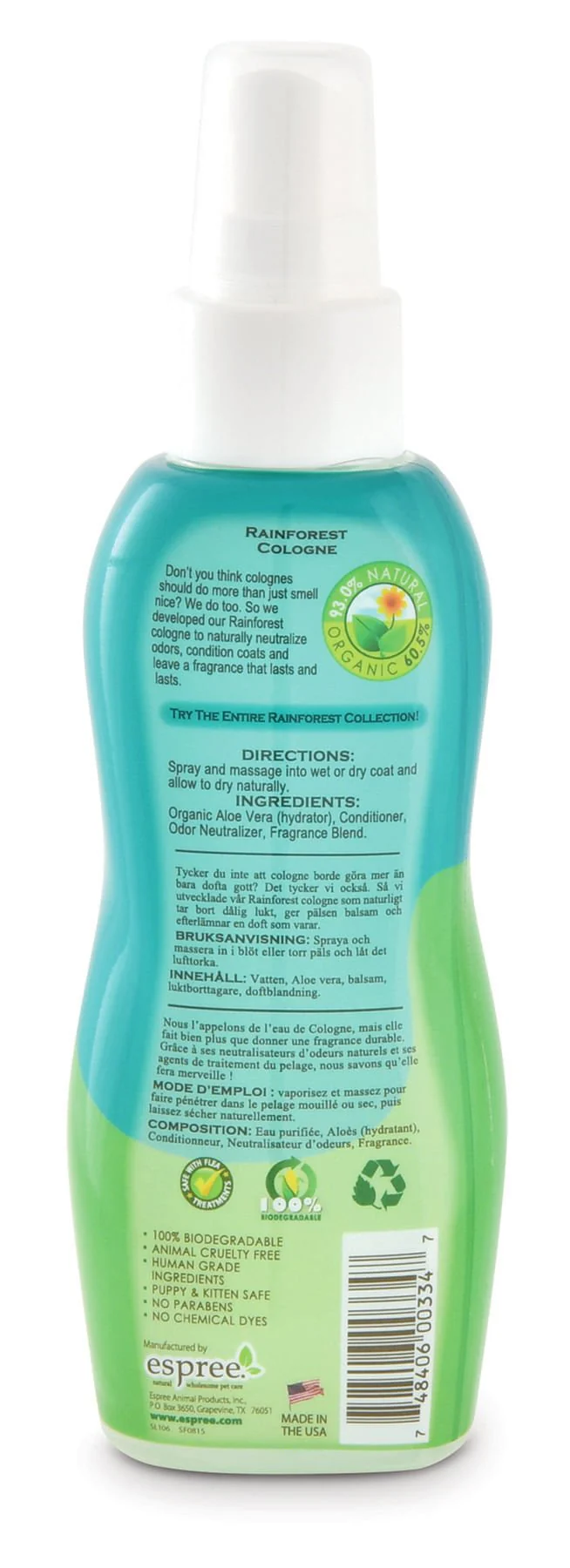 Espree Rainforest Fragrance Cologne - Image 2
