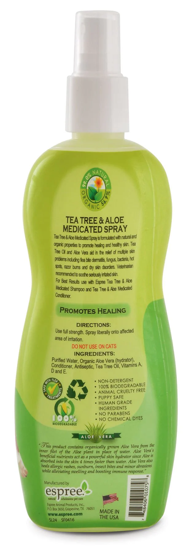 Espree Tea Tree & Aloe Medicated Spray, 12 oz - Image 2