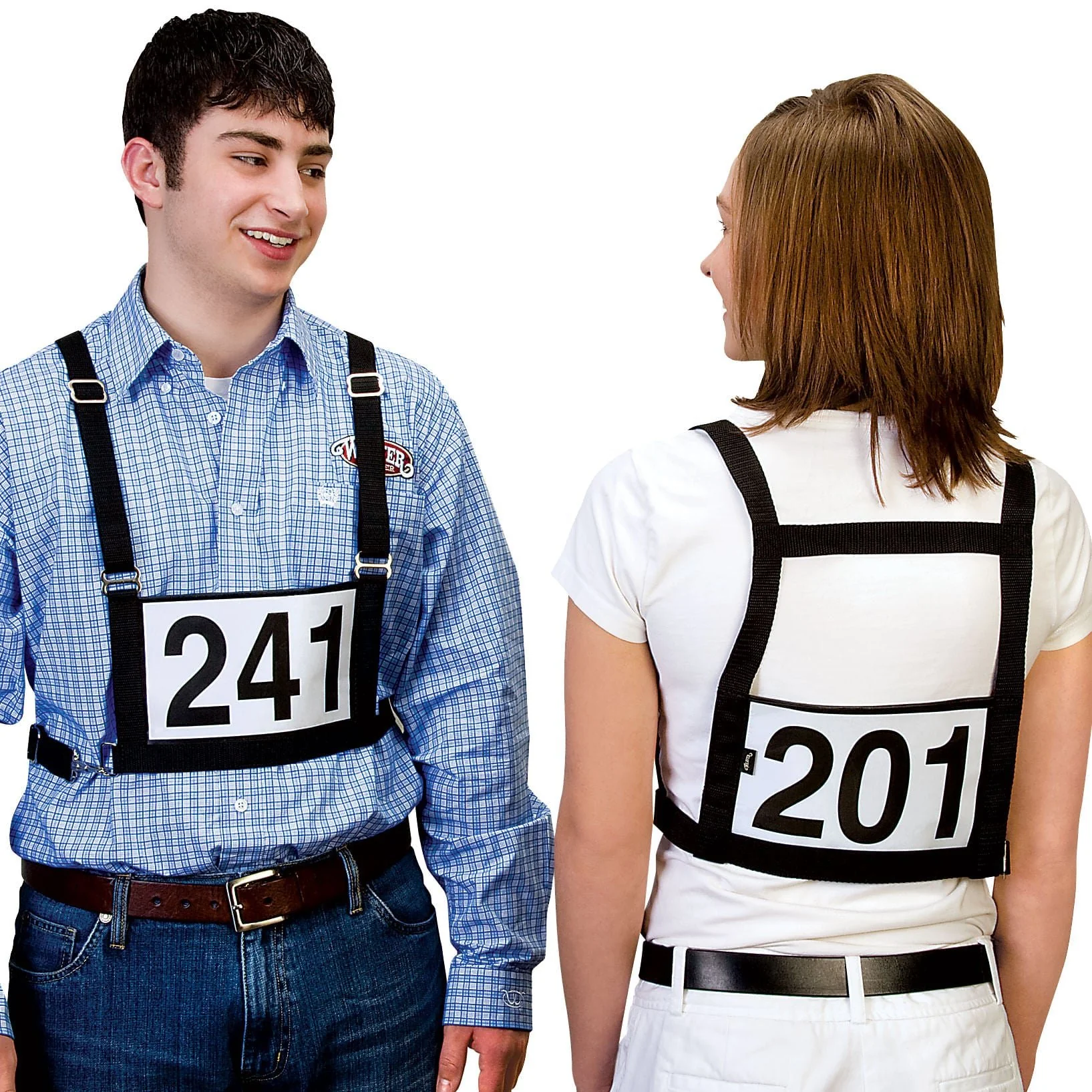Exhibitor Number Harness, Black - Image 3