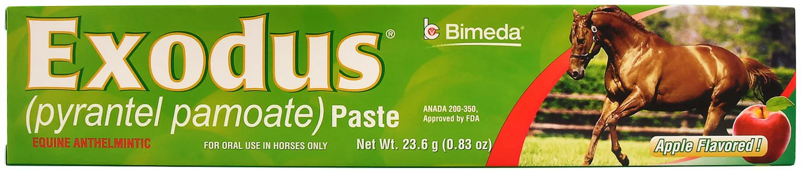 Exodus Pyrantel Pamoate Horse Dewormer Paste - Image 1