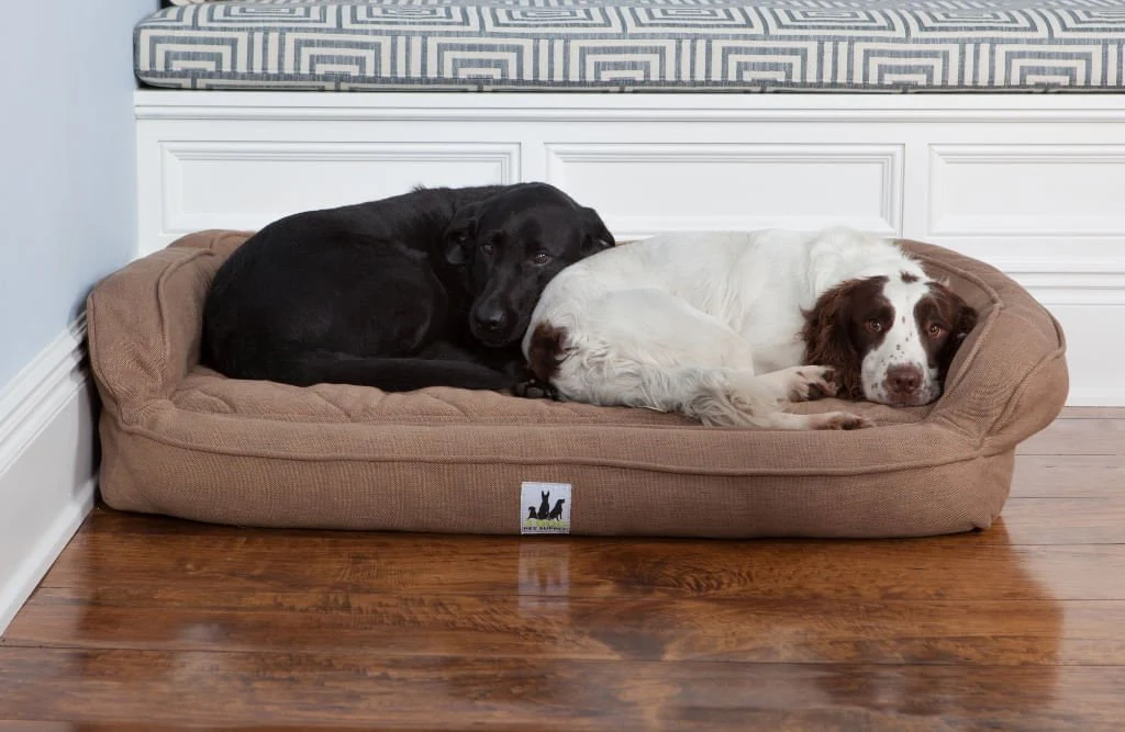 EZ-Wash Premium Headrest Memory Foam Dog Bed