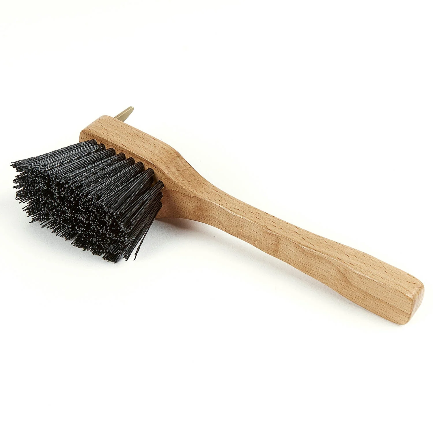 Ezi-Groom Premium Horse Hoof Pick Brush – Wood Handle with Metal Pick and Stiff Bristles for Hoof Cleaning - Image 2
