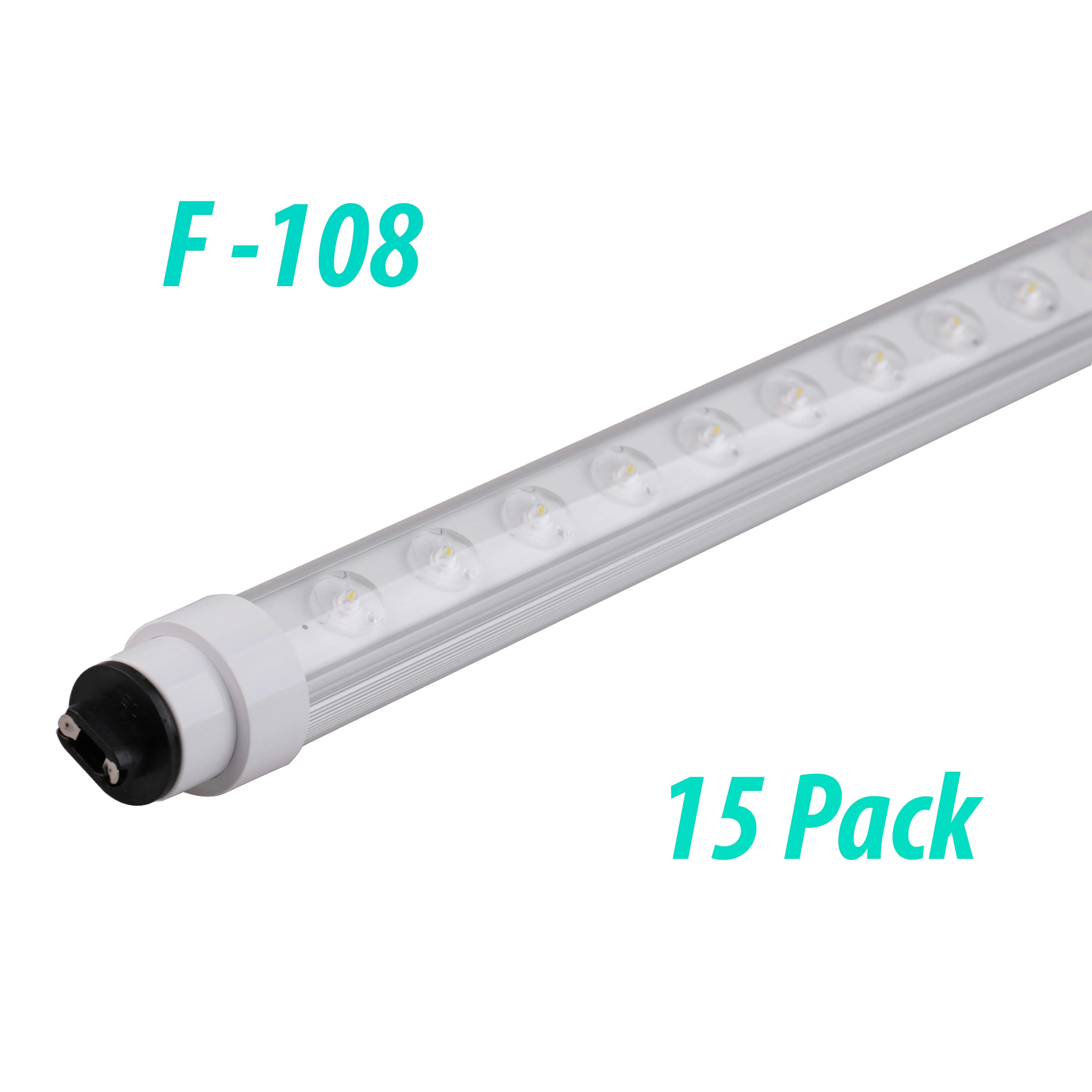 LED Sign Bulb F-108 T10 HO 6000K – 60W – 15 Pack (Additional handling charges may apply)