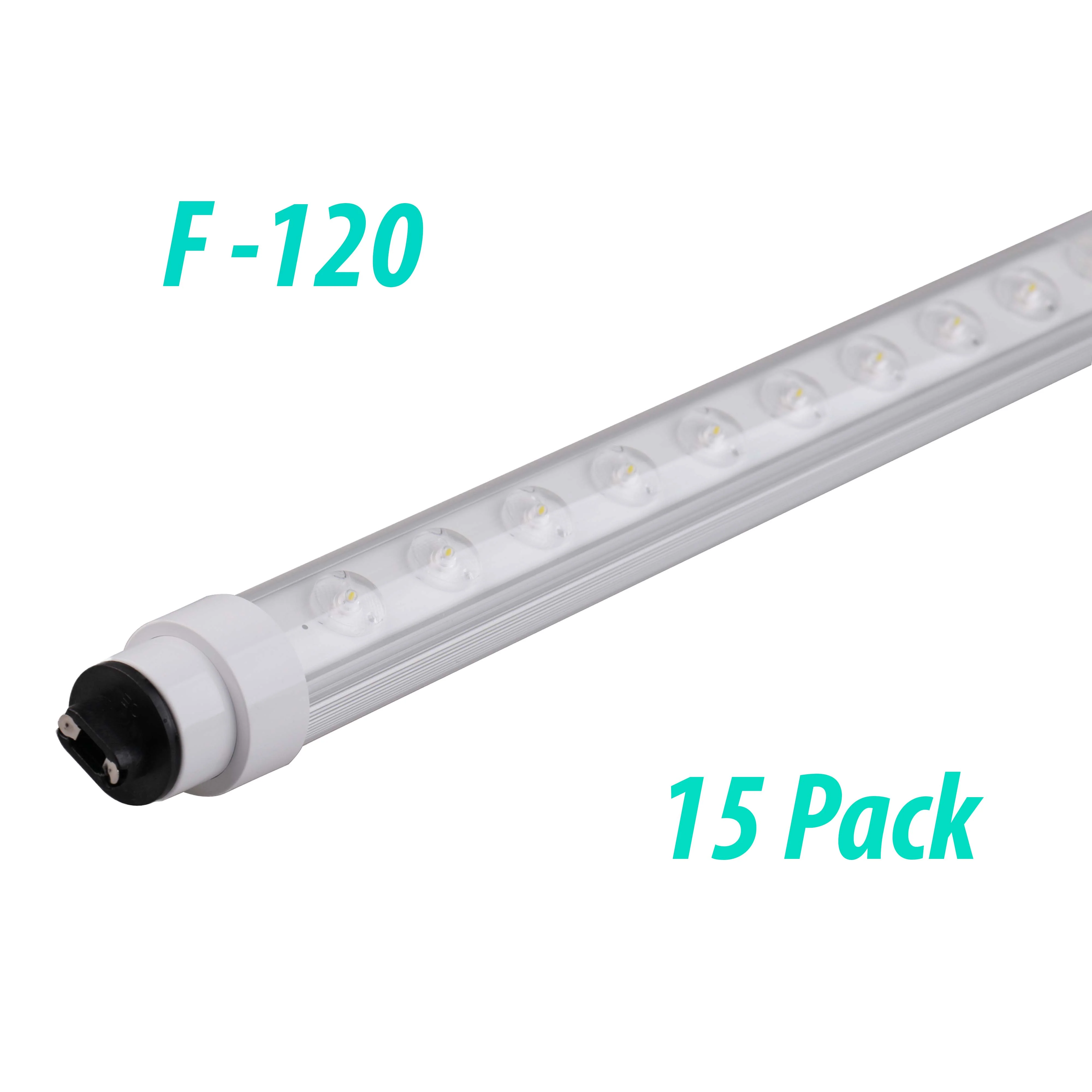 LED Sign Bulb F-120 T10 HO 6000K – 72W – 15 Pack (Additional handling charges may apply)