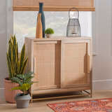 19A6017C1 RAPHAEL CANE CABINET TWO SLIDING DOORS - Image 3