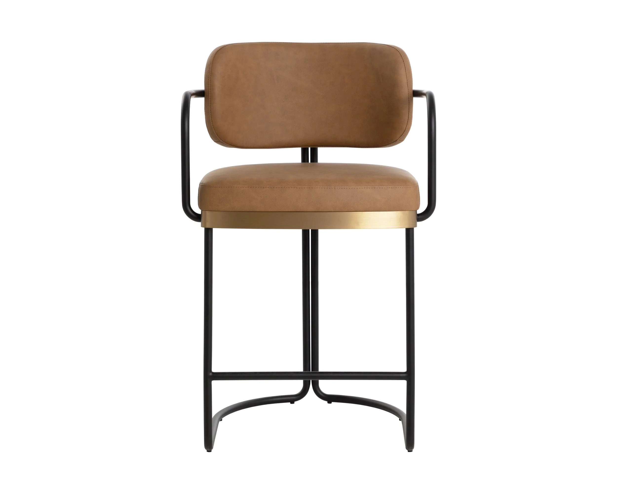 Jalen Counter Stool - Milliken Cognac - Image 2