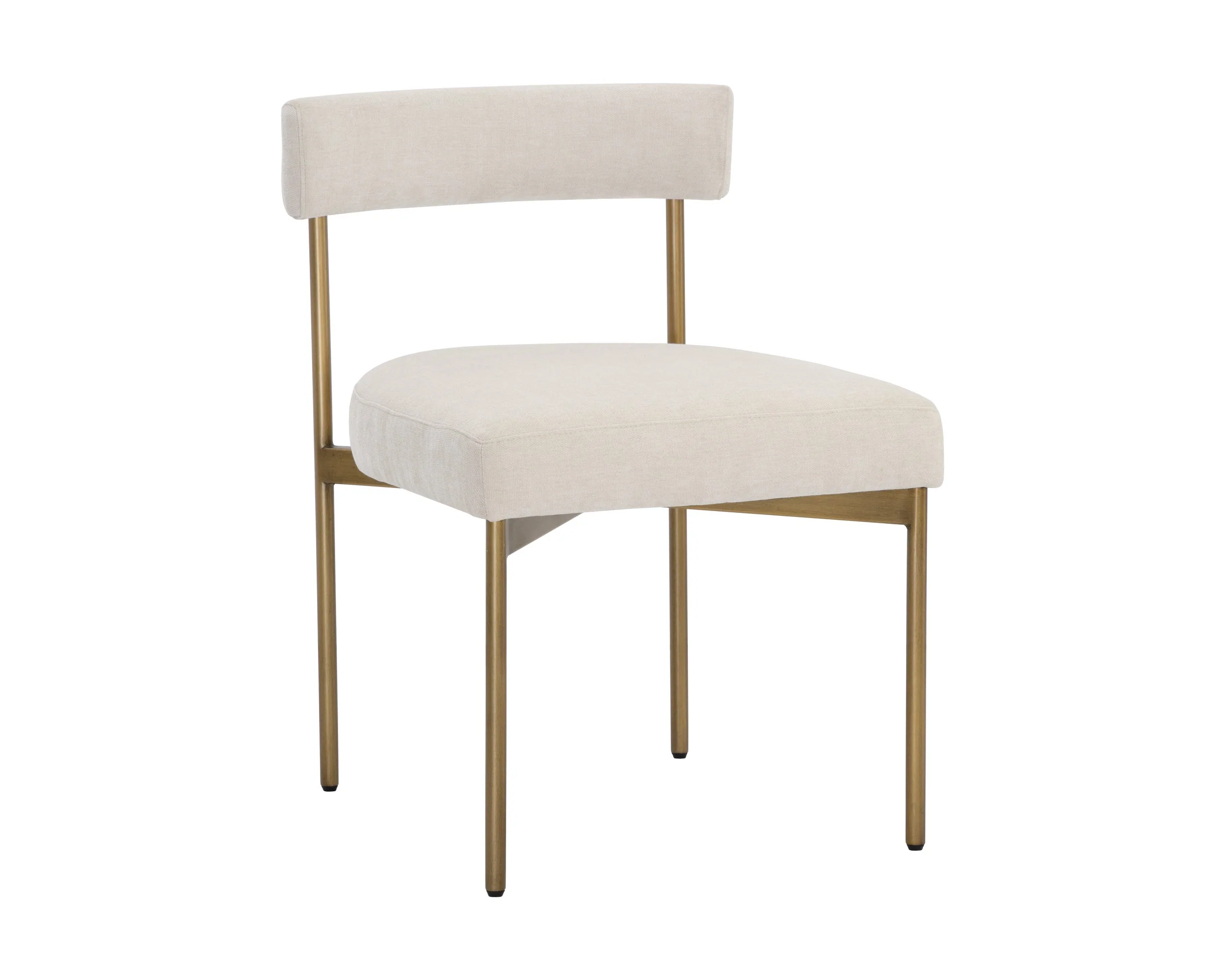 Seneca Dining Chair – Antique Brass – Danny Ivory