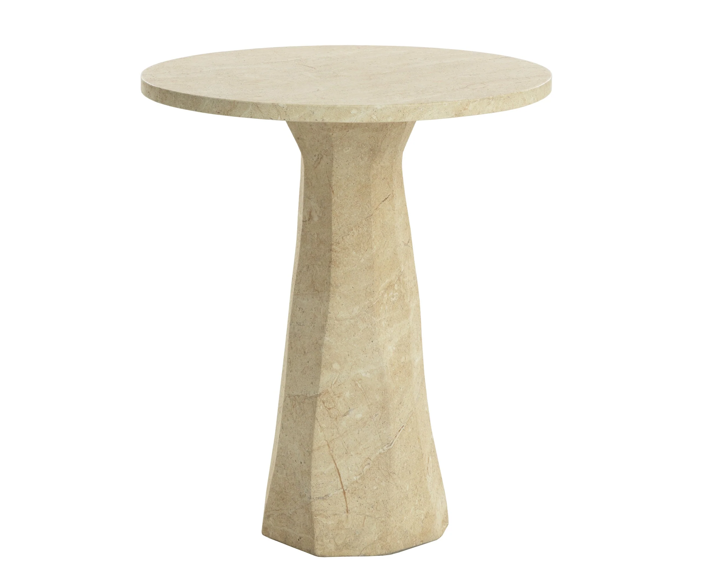 Kliff Bar Table - Travertine Look - Natural - Image 2