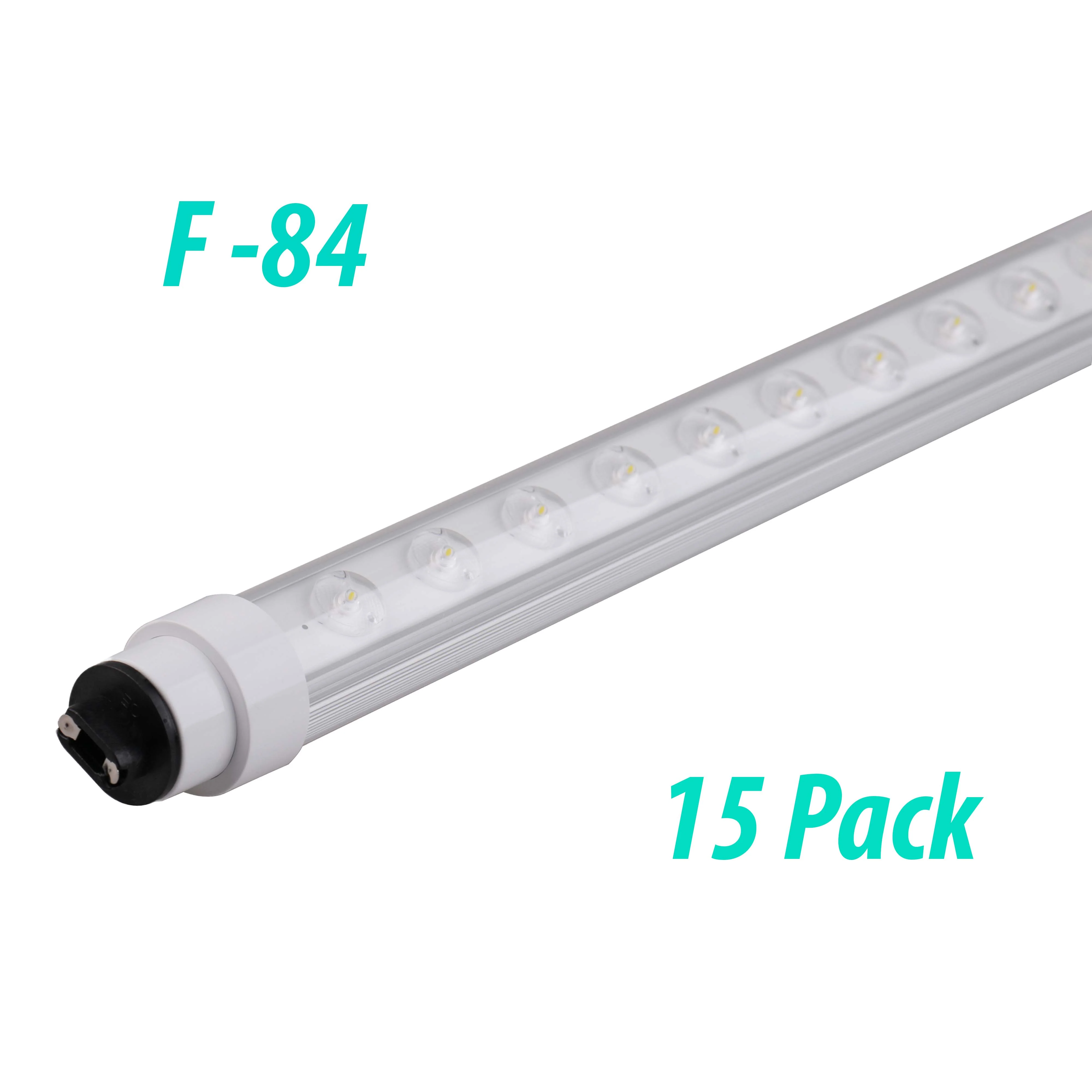 LED Sign Bulb F-84 T10 HO 6000K – 48W – 15 Pack