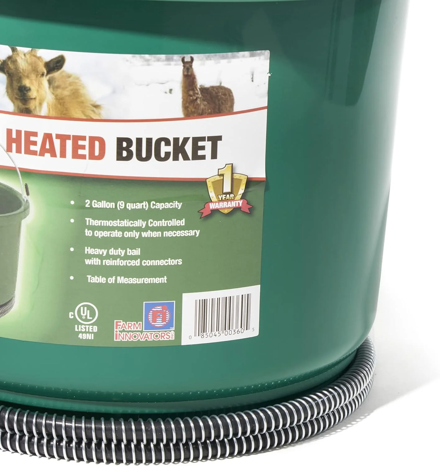 Farm Innovators Heated 2-Gallon Bucket - Image 3