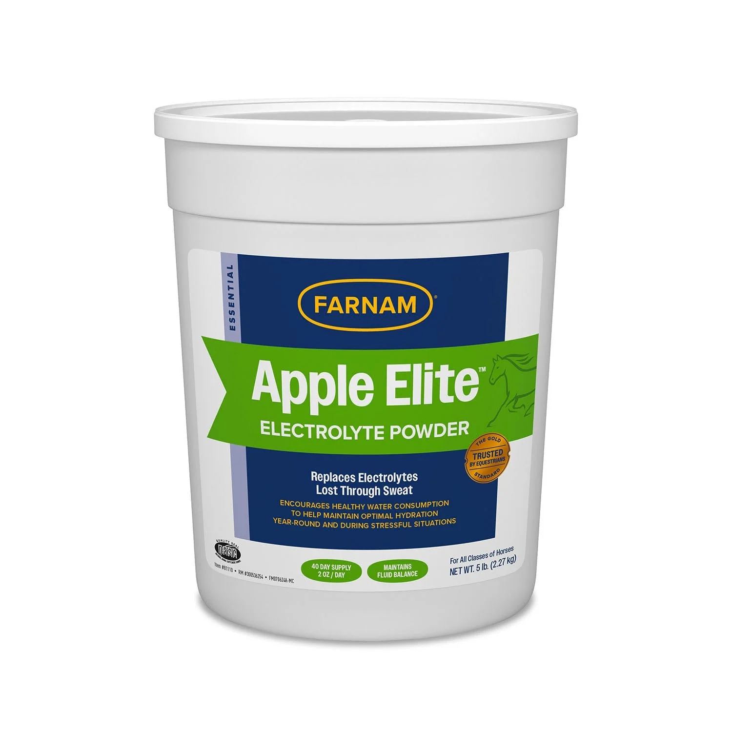 Farnam Apple Elite Electrolyte Powder, 40 Day Supply, 5 lbs - Image 1