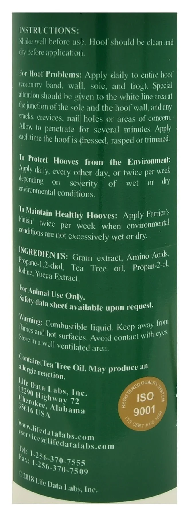 Farrier's Finish Hoof Disinfectant & Conditioner - Image 2