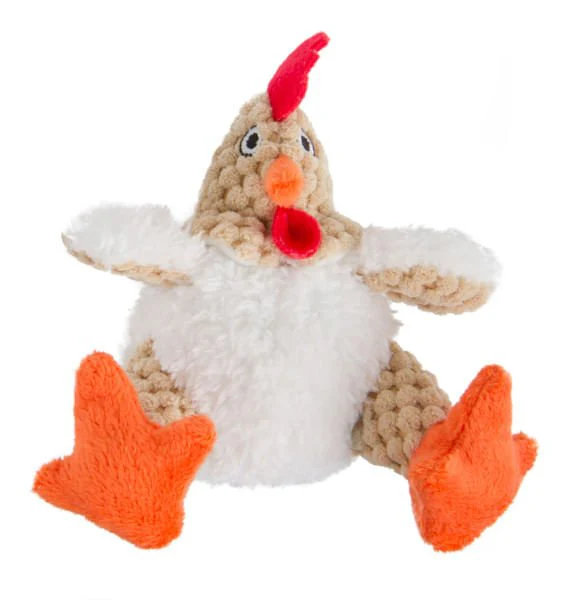 Fat White Rooster Dog Toy - Image 1