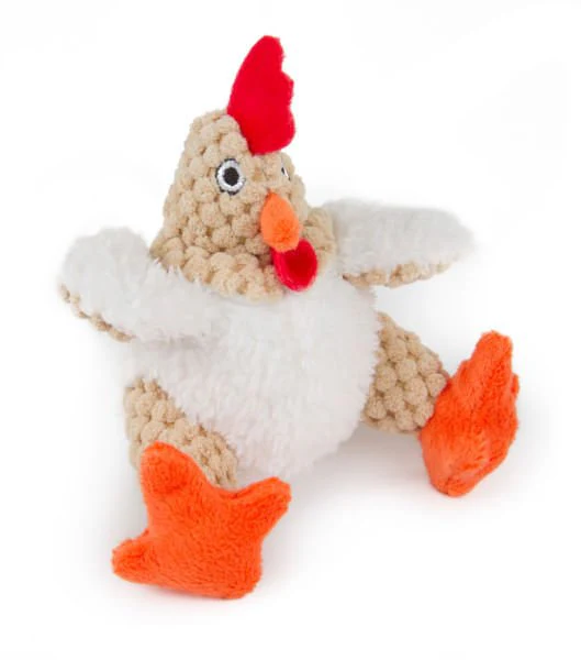 Fat White Rooster Dog Toy - Image 2