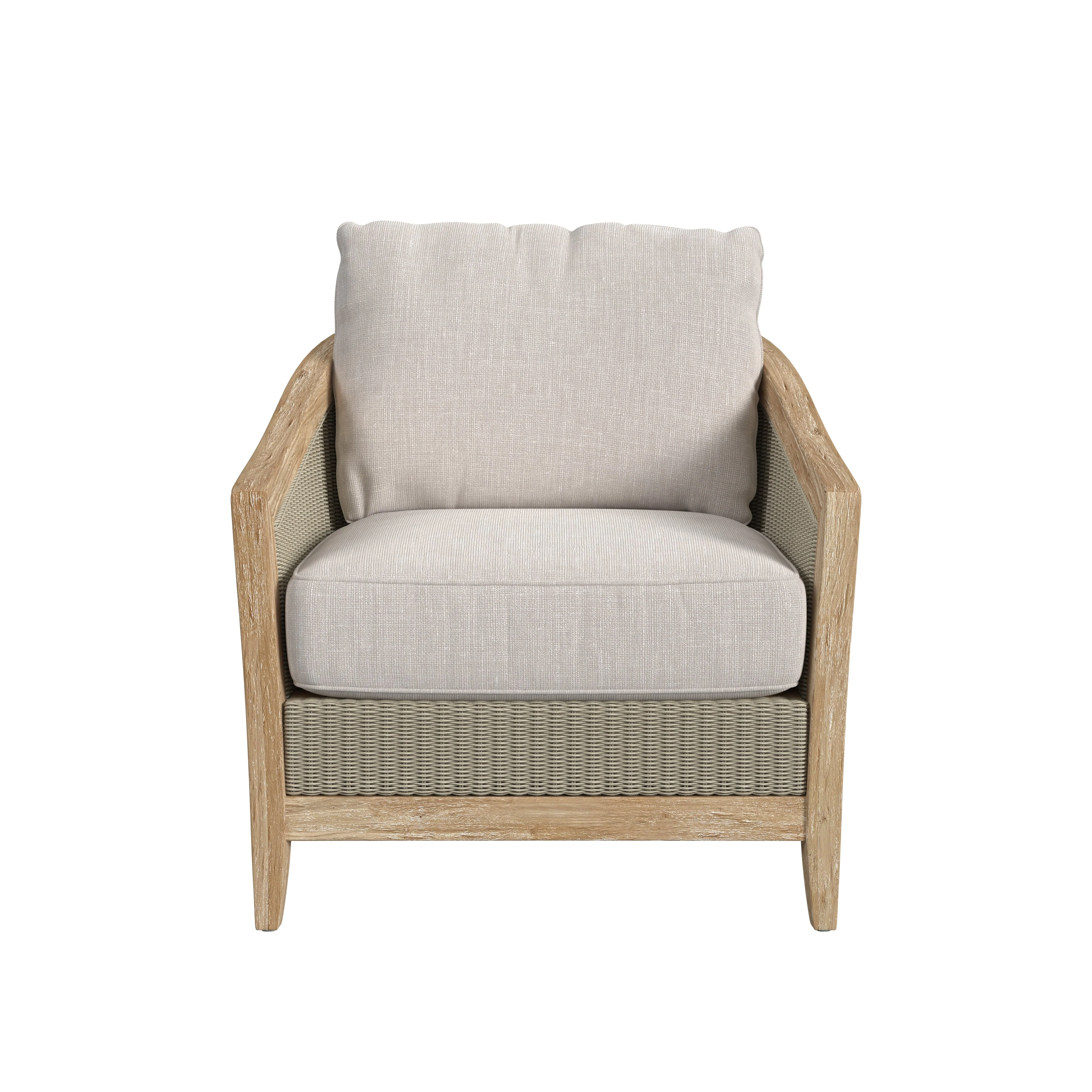 Cambria Club Chair in Canvas Canvas w/ Self Welt - Image 2