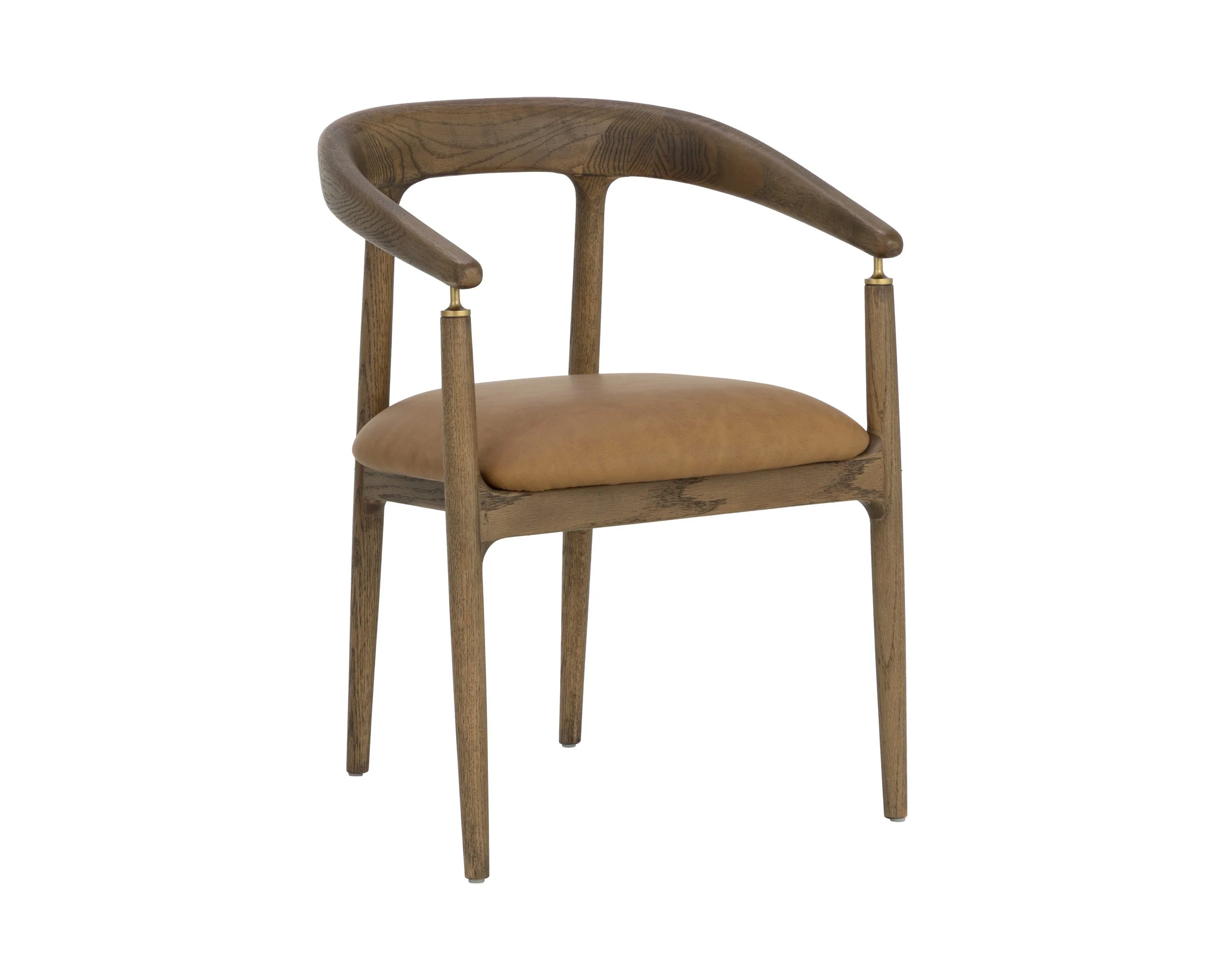 Valmont Dining Armchair – Milliken Cognac
