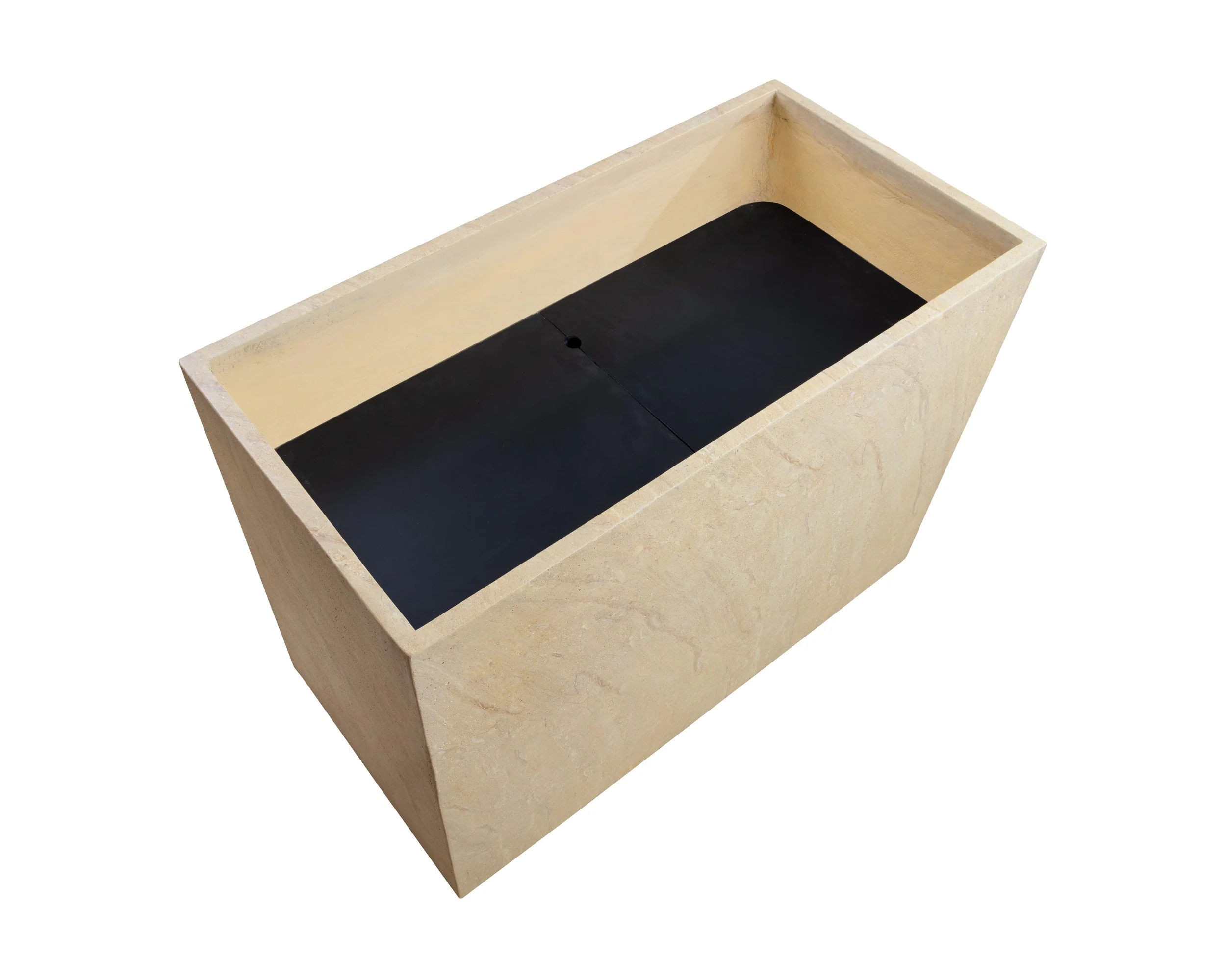 Leilani Planter - Large - Travertine Look - Image 3