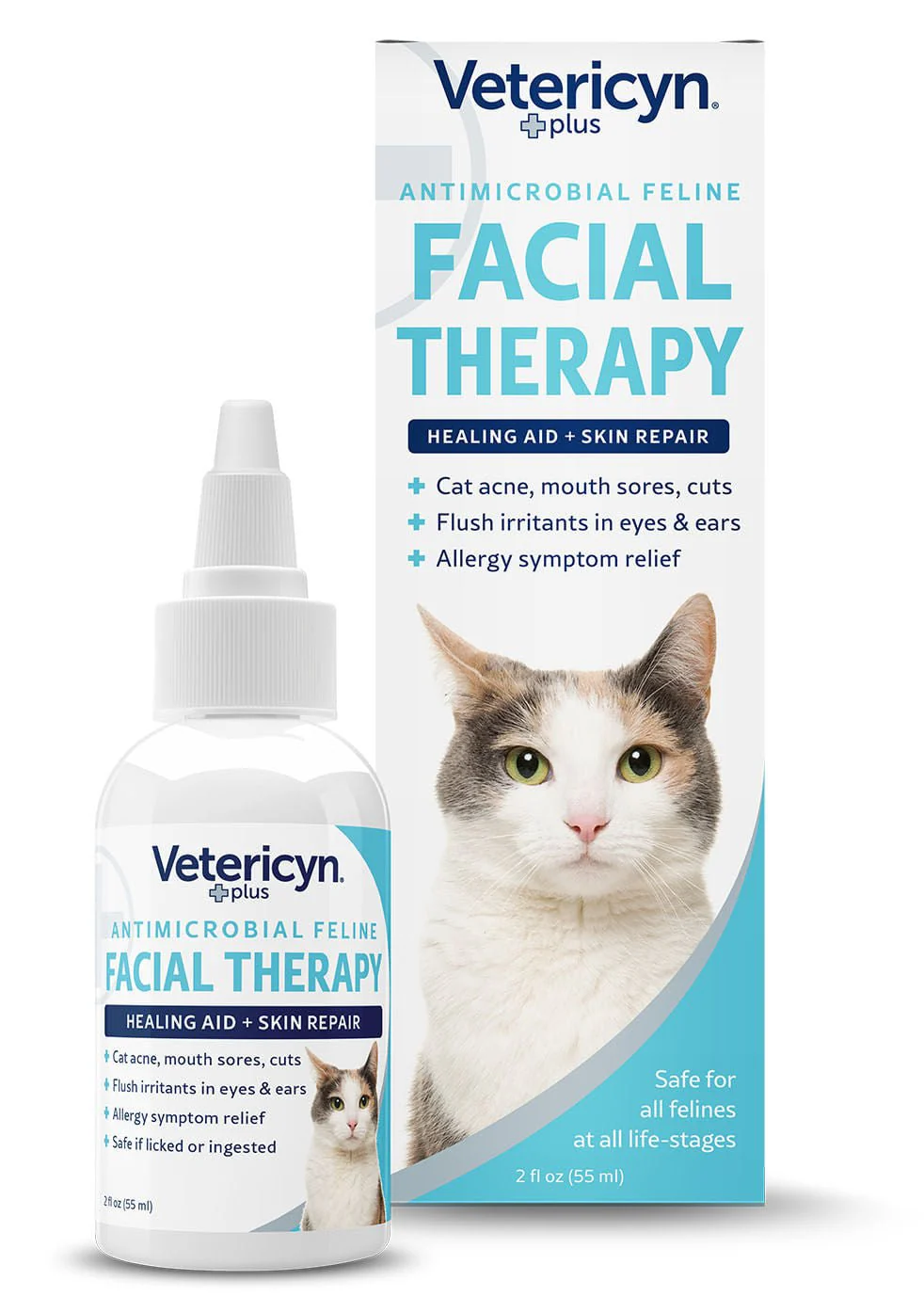 Feline Antimicrobial Facial Therapy - Image 1