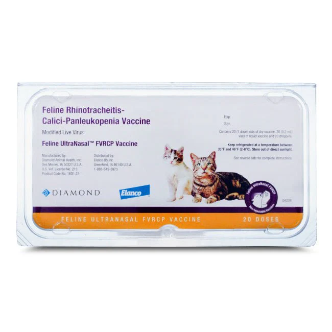 Feline UltraNasal FVRCP Cat Vaccine, 20 x 1 Dose - Image 1