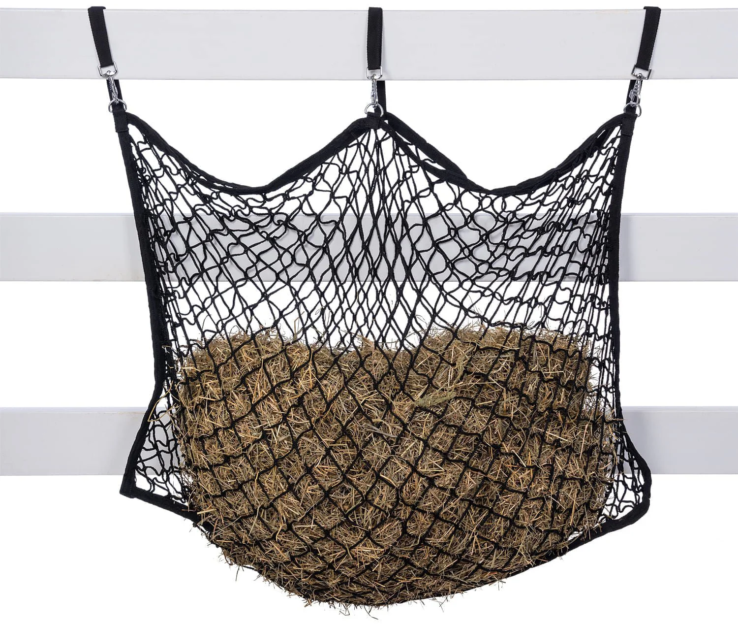 Fence Slow-Feeder Hay Net for Horses, 2x2 - Image 1