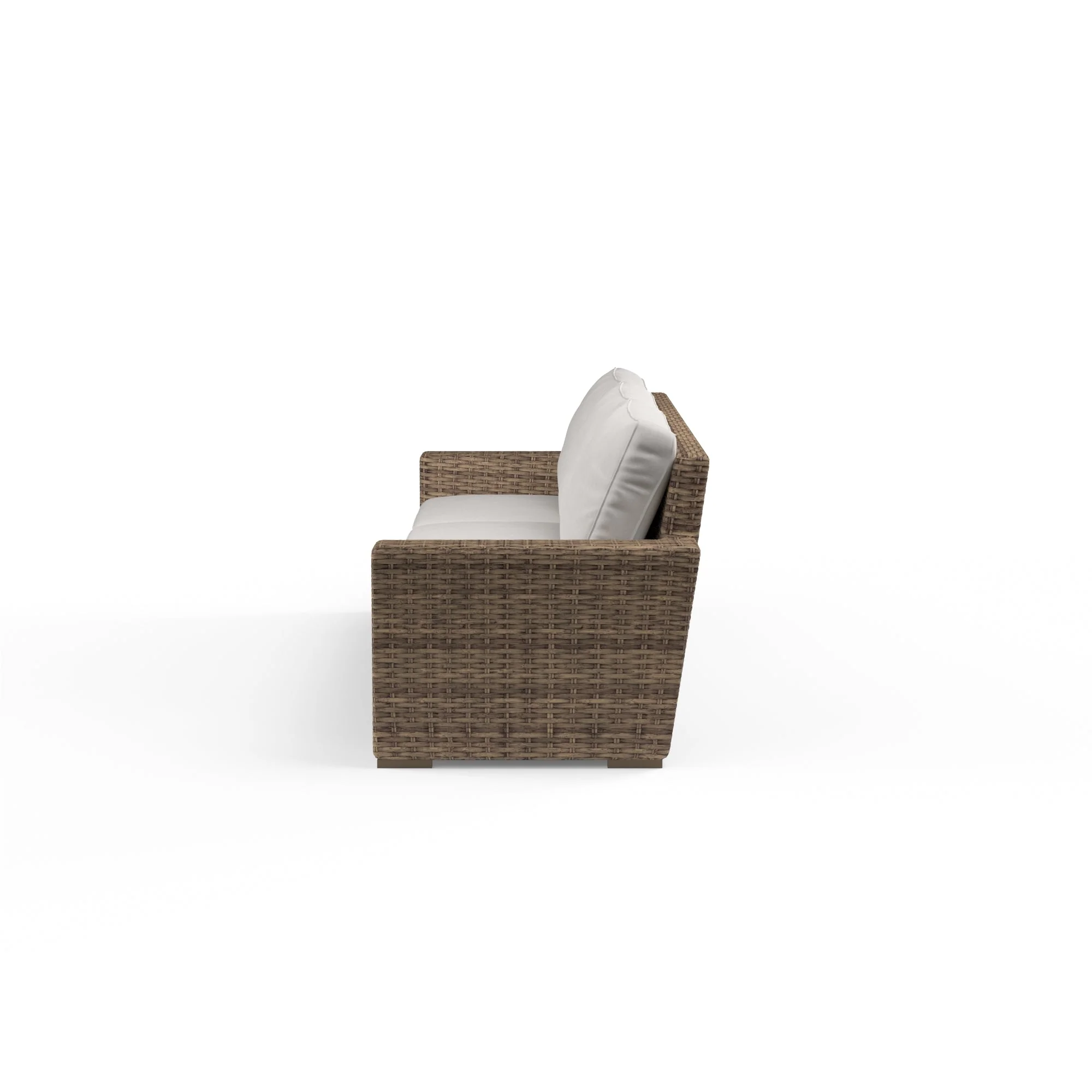 Havana Sofa in Canvas Flax w/ Self Welt - Image 3